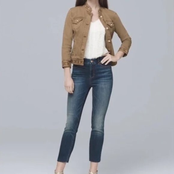 WHITE HOUSE BLACK MARKET Skinny Ankle Jeans - Picture 1 of 9